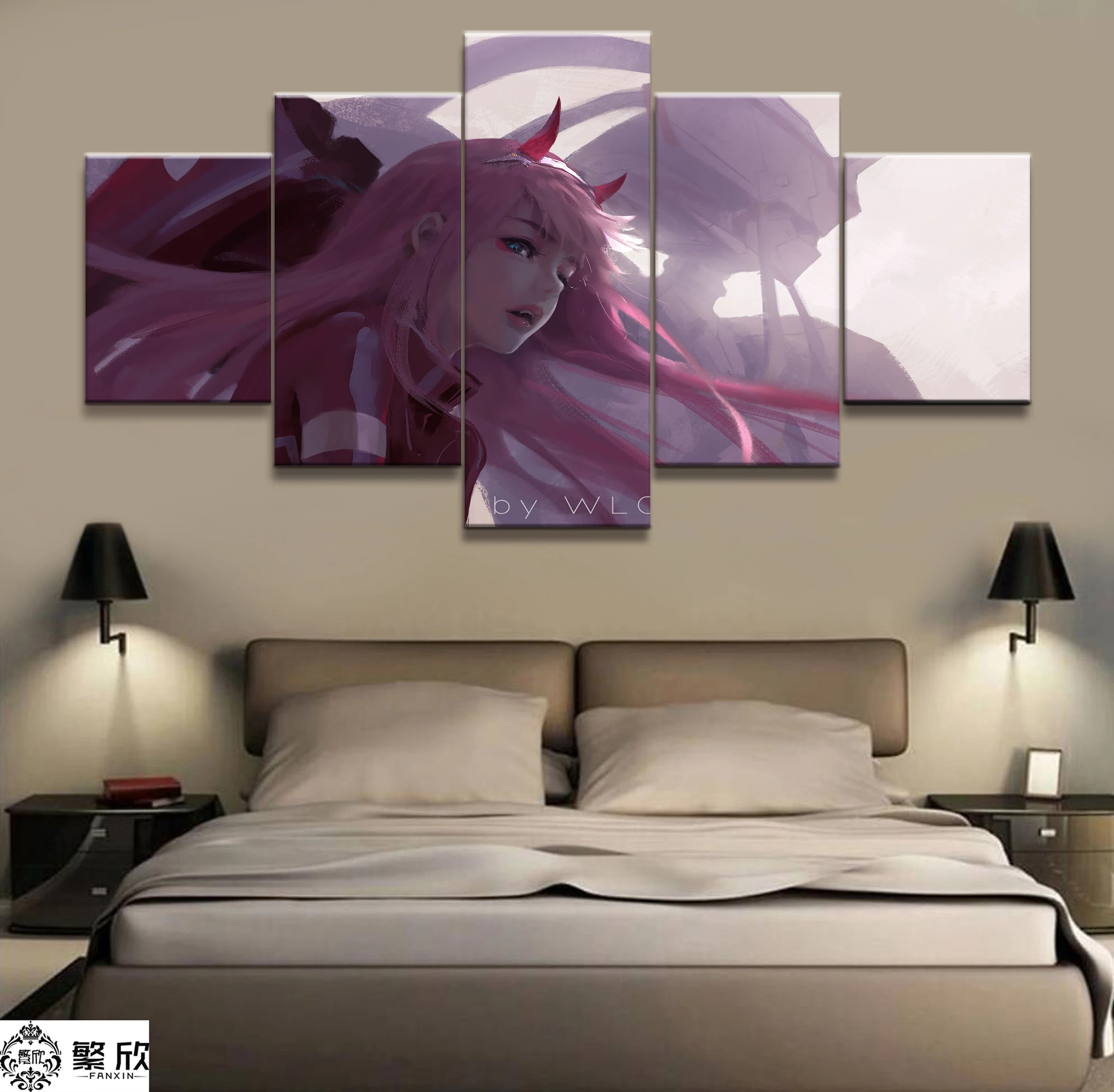 5 Panel Ghost Blade WLOP DARLING in the FRANXX 02 Canvas Printed Painting For Living Room Wall Art Decor Picture Artworks Poster
5 Panel Ghost Blade WLOP DARLING in the FRANXX 02 Canvas Printed Painting For Living Room Wall Art Decor Picture Artworks Poster