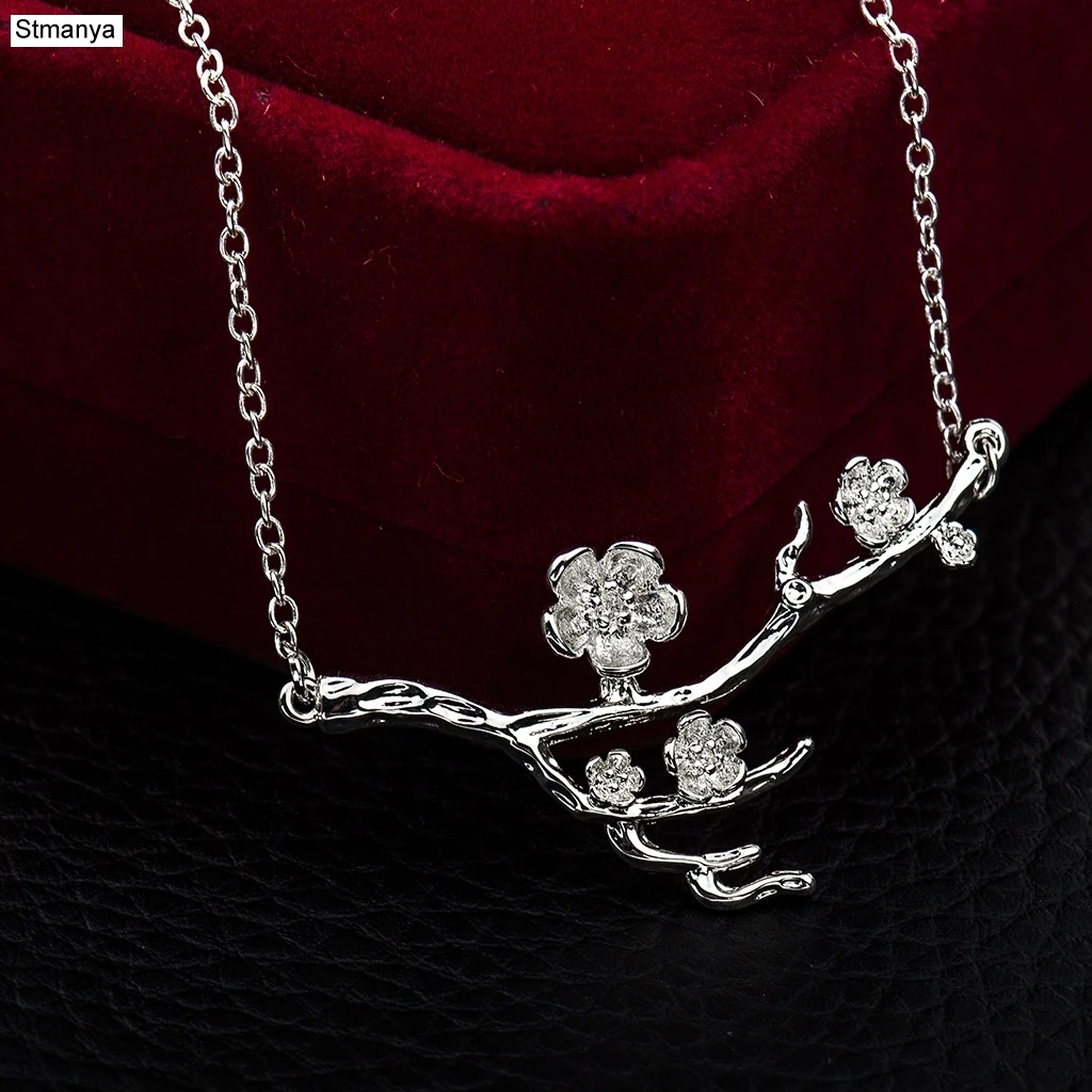 Hot Women Fashion Cute Retroowl Fashion Necklace Plum blossom branches Party Gift Jewelry N1032
Hot Women Fashion Cute Retroowl Fashion Necklace Plum blossom branches Party Gift Jewelry N1032