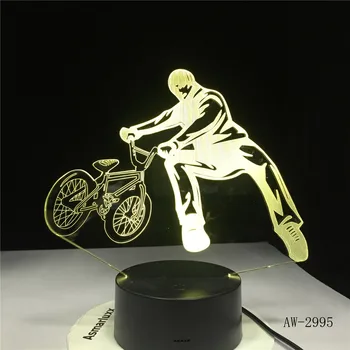 BMX Trickster Table Lamp Bedside Decor 3D Bicycle Limit Movement Night Light LED 7 Colors Change Sleeping Lighting Gifts AW-2995
BMX Trickster Table Lamp Bedside Decor 3D Bicycle Limit Movement Night Light LED 7 Colors Change Sleeping Lighting Gifts AW-2995