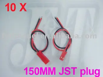 F00153-10 10Pairs 150mm 15cm JST CONNECTOR PLUGS PLUG WIRES for RC PLANE BEC LIPO BATTERY
F00153-10 10Pairs 150mm 15cm JST CONNECTOR PLUGS PLUG WIRES for RC PLANE BEC LIPO BATTERY