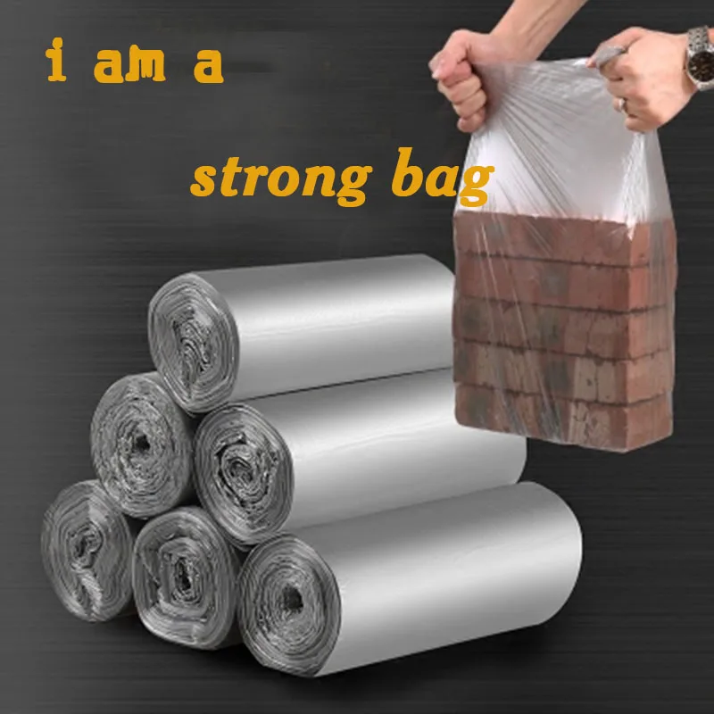 5 Roll Silver Strong Disposable Thickened Garbage Bag Break Type Trash Bags Party Office Bedroom Home Wastebasket Storage Bags
5 Roll Silver Strong Disposable Thickened Garbage Bag Break Type Trash Bags Party Office Bedroom Home Wastebasket Storage Bags