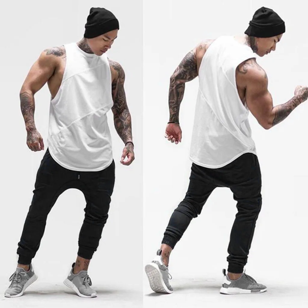 Men's gym tank top Summer sleeveless Cotton Men Boy Vest bodybuilding fitness clothing singlet muscle shirt camiseta tirantes
Men's gym tank top Summer sleeveless Cotton Men Boy Vest bodybuilding fitness clothing singlet muscle shirt camiseta tirantes
