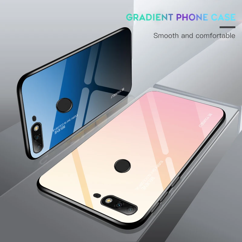 Gradient Phone Case For Huawei Honor 7A 7C Pro 7A Pro Tempered Glass Cases Back Cover For Honor 8X 10 Lite Luxury Capa
Gradient Phone Case For Huawei Honor 7A 7C Pro 7A Pro Tempered Glass Cases Back Cover For Honor 8X 10 Lite Luxury Capa