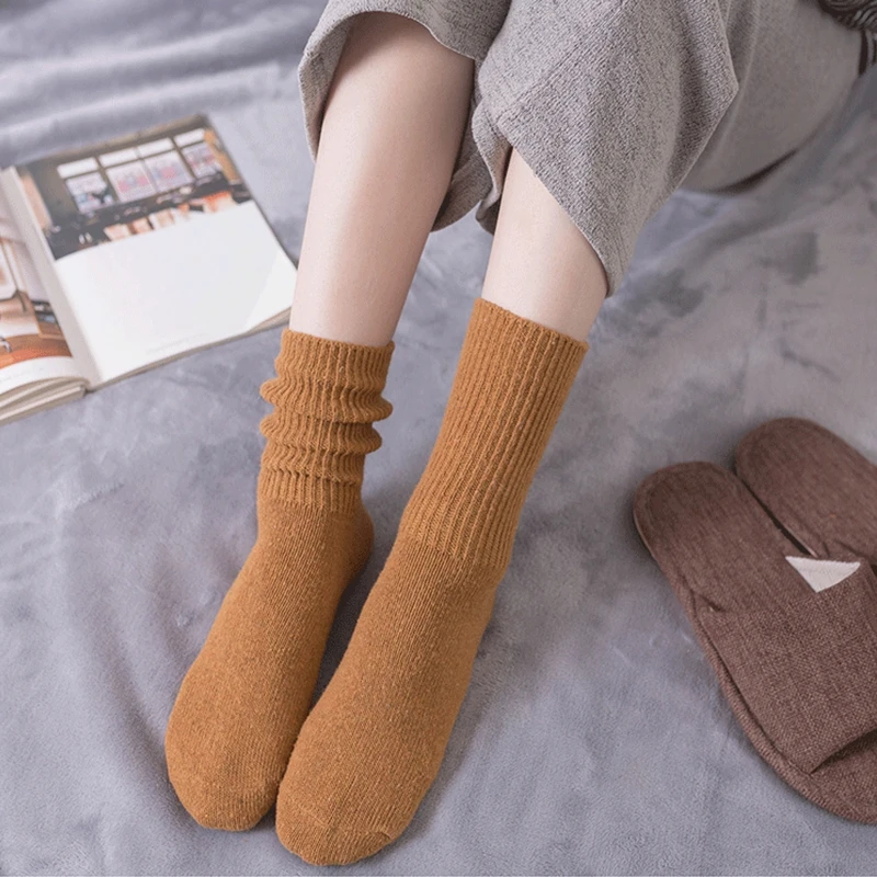 Winter Wool Thickening Warm Socks Women Pure Solid Color Thermal Sock Ultra Thick Female Meias Home Socks Cotton Women E0050
Winter Wool Thickening Warm Socks Women Pure Solid Color Thermal Sock Ultra Thick Female Meias Home Socks Cotton Women E0050