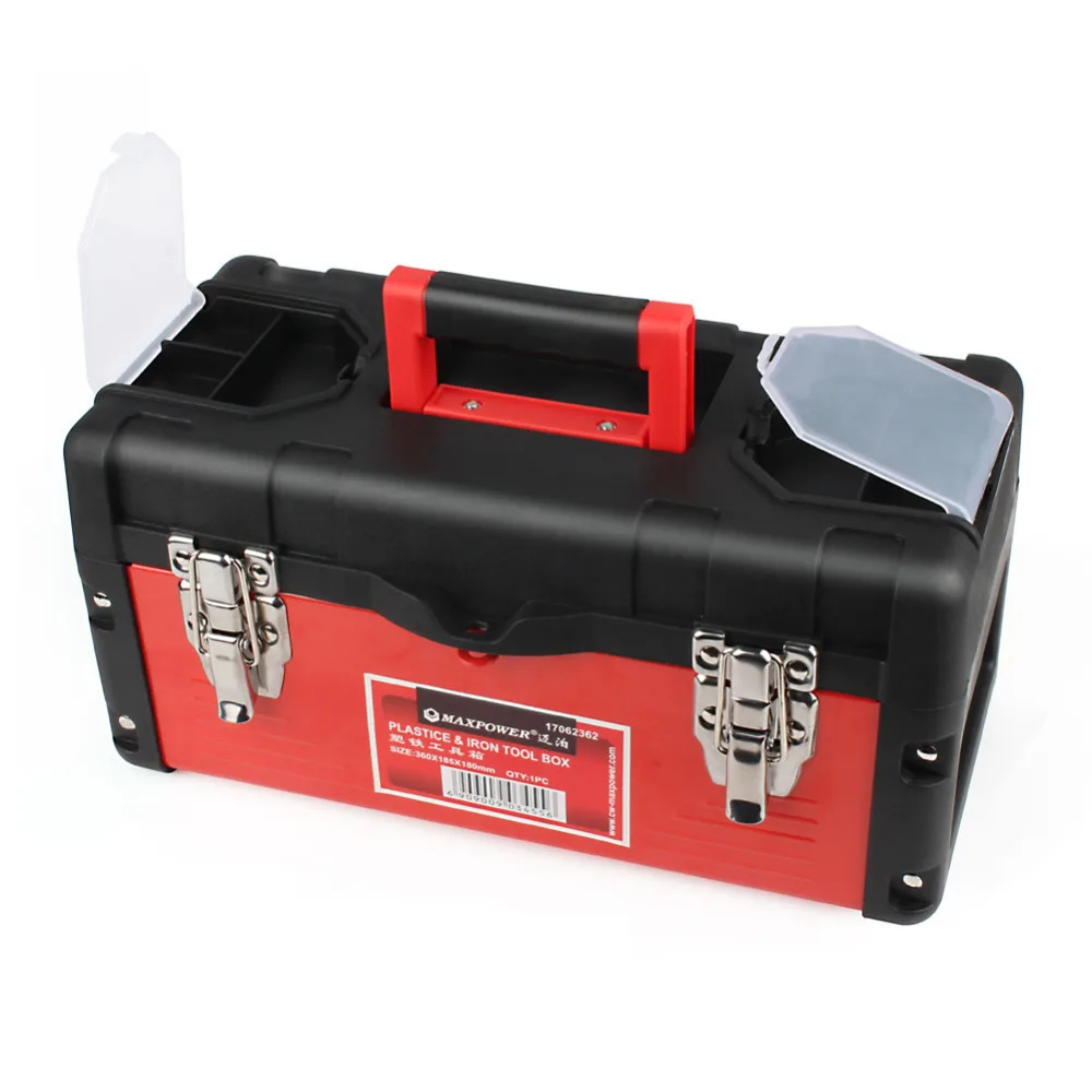 Maxpower Iron Tool Box Parts Portable Tool Box Large Storage For Tools Components Daily Necessities Woodworker Electrician Box
Maxpower Iron Tool Box Parts Portable Tool Box Large Storage For Tools Components Daily Necessities Woodworker Electrician Box
