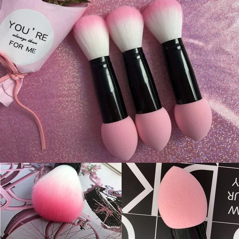 Makeup Brush 1pc Professional Blusher Brush Nylon Make Up Brushes Two Head Metal Cosmetic Tools with Sponge drop shipping
Makeup Brush 1pc Professional Blusher Brush Nylon Make Up Brushes Two Head Metal Cosmetic Tools with Sponge drop shipping