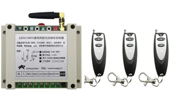 New AC220V 250V 380V 30A 2CH Remote Control Garage Door RF Wireless Remote Control Switch System 3X Transmitter + 1 X Receiver
New AC220V 250V 380V 30A 2CH Remote Control Garage Door RF Wireless Remote Control Switch System 3X Transmitter + 1 X Receiver