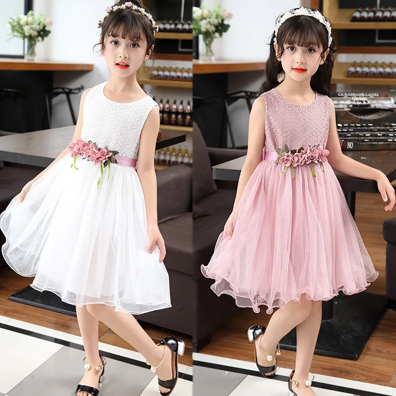 Kid Girls Sleeveless Flower Dress Child Girl Party Dress Floral Summer 2018 Pink White Birthday 4-12 Years Old Princess Clothes
Kid Girls Sleeveless Flower Dress Child Girl Party Dress Floral Summer 2018 Pink White Birthday 4-12 Years Old Princess Clothes