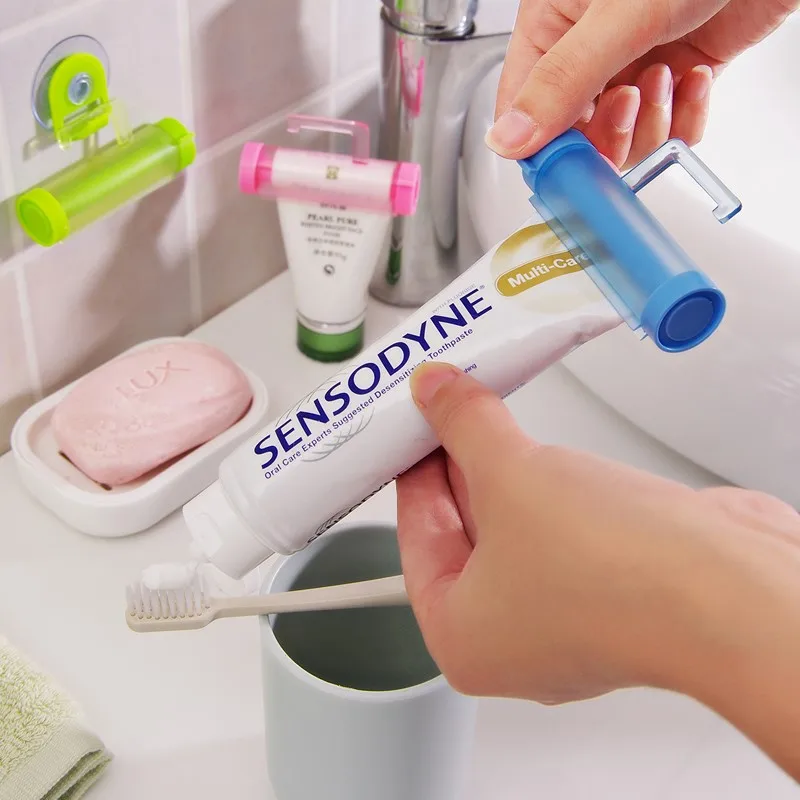 5 Colors Rolling Squeezer Toothpaste Dispenser Tube Sucker Holder Dental Cream Bathroom Accessories Manual Syringe Gun Dispenser
5 Colors Rolling Squeezer Toothpaste Dispenser Tube Sucker Holder Dental Cream Bathroom Accessories Manual Syringe Gun Dispenser