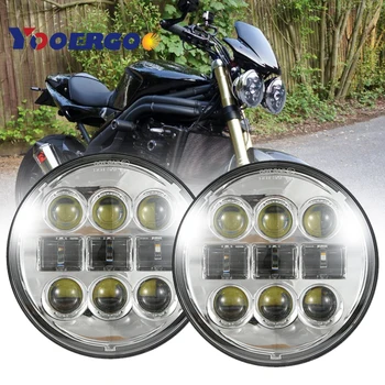 5.75 Inch 45W LED Motorcycle Headlight Assembly DOT Approved Projector LED Headlight For Motorcycles
5.75 Inch 45W LED Motorcycle Headlight Assembly DOT Approved Projector LED Headlight For Motorcycles