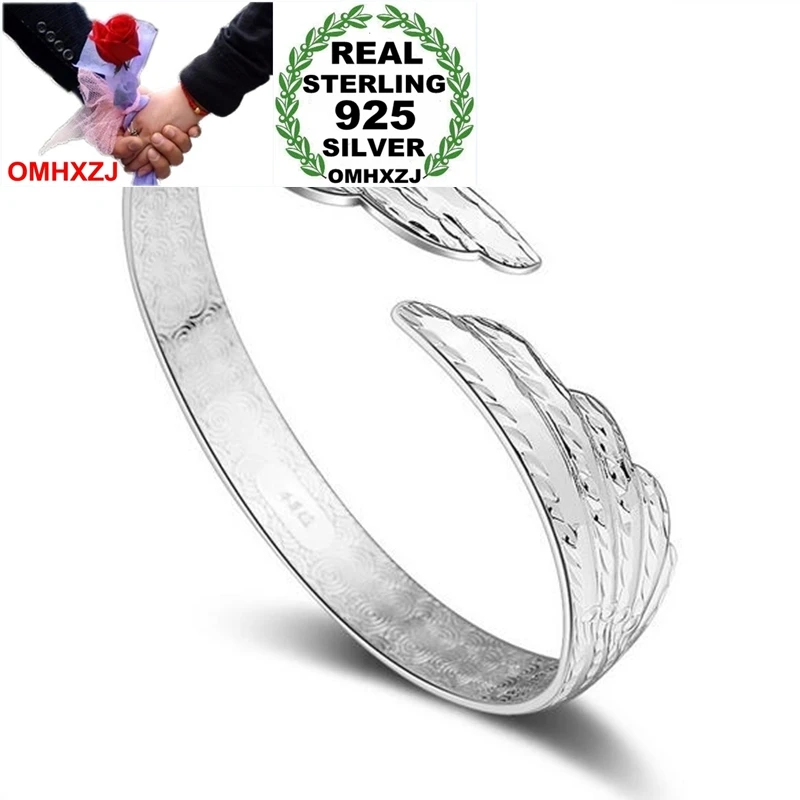 OMHXZJ Wholesale Fashion Ethnic Woman Child Gift Fine Phoenix Feather 925 Sterling Silver Bracelet Bangle Open Adjustable SZ67
OMHXZJ Wholesale Fashion Ethnic Woman Child Gift Fine Phoenix Feather 925 Sterling Silver Bracelet Bangle Open Adjustable SZ67