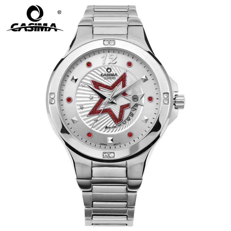 CASIMA Luxury Brand Watches Women Fashion Casual Crystal Women's Quartz Wrist Watch Stainless Steel Waterproof 50m #2804
CASIMA Luxury Brand Watches Women Fashion Casual Crystal Women's Quartz Wrist Watch Stainless Steel Waterproof 50m #2804