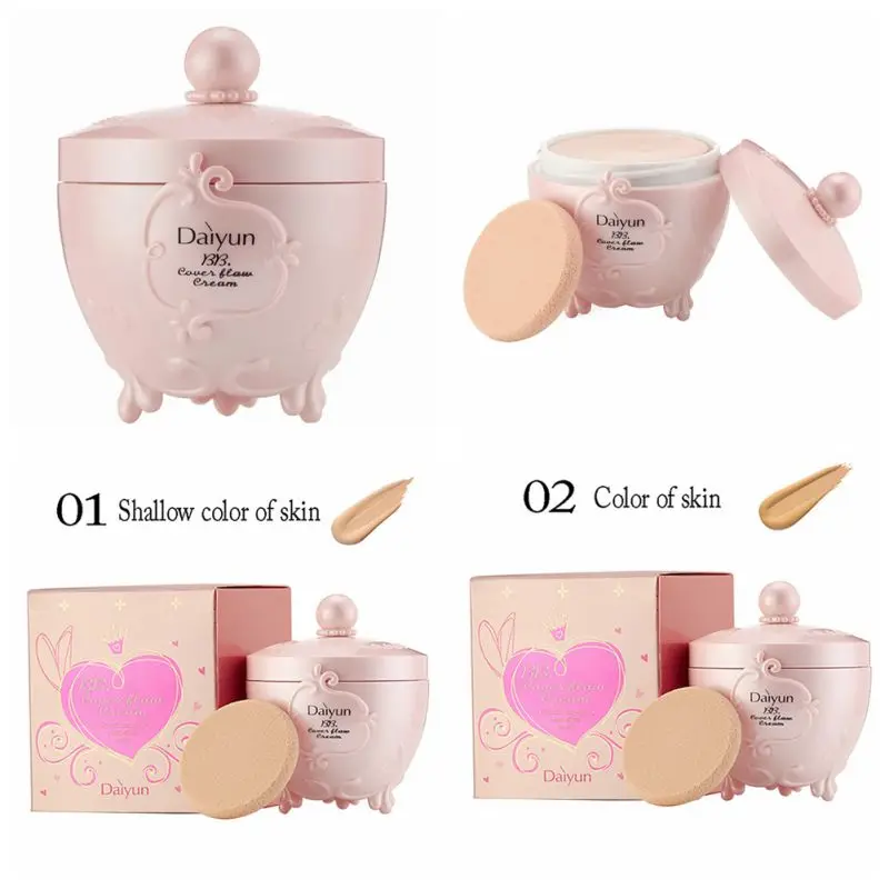 Natural Foundation Makeup Concealer Cream BB Concealer Cream Moisturizing Blemish Natural Cream Concealer primer Cream New
Natural Foundation Makeup Concealer Cream BB Concealer Cream Moisturizing Blemish Natural Cream Concealer primer Cream New
