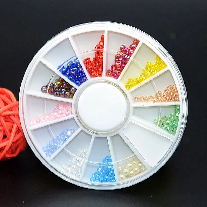 12 Color Nail Art Wheel DIY Bead Pearl Acrylic Rhinestone Decoration Design Crystal Stone Decal 3D Tips Glitter Jewelry Manicure
12 Color Nail Art Wheel DIY Bead Pearl Acrylic Rhinestone Decoration Design Crystal Stone Decal 3D Tips Glitter Jewelry Manicure