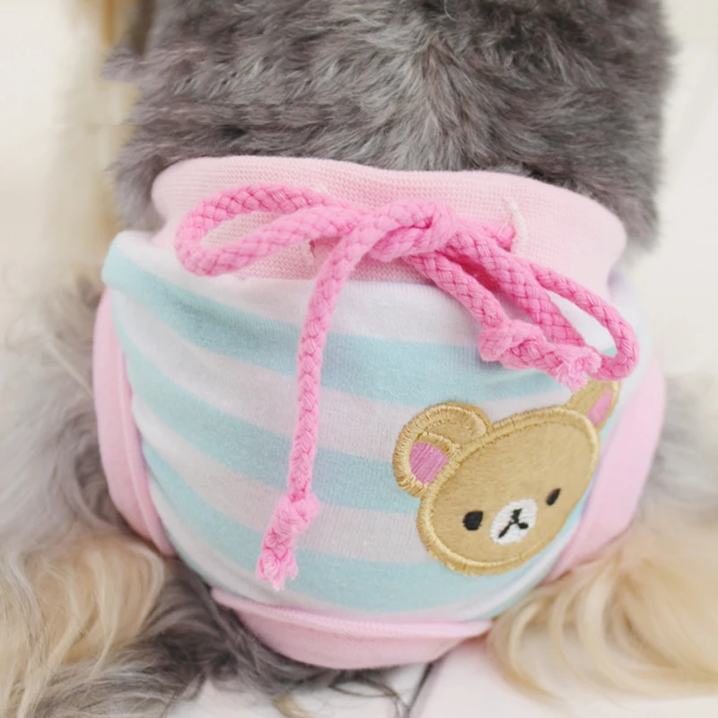 Cotton Bear Female Dog Puppy Sanitary Pants Diaper Underwear Hygienic Cat Cute Physiological Panties for Small Little Pet Animal
Cotton Bear Female Dog Puppy Sanitary Pants Diaper Underwear Hygienic Cat Cute Physiological Panties for Small Little Pet Animal