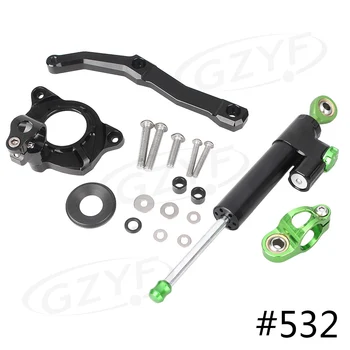 CNC Motorcycle Steering Damper Stabilizer w/ Bracket Mounting Kit Satety Control Aluminum for Kawasaki Z1000 2010 2011 2012 2013 
CNC Motorcycle Steering Damper Stabilizer w/ Bracket Mounting Kit Satety Control Aluminum for Kawasaki Z1000 2010 2011 2012 2013