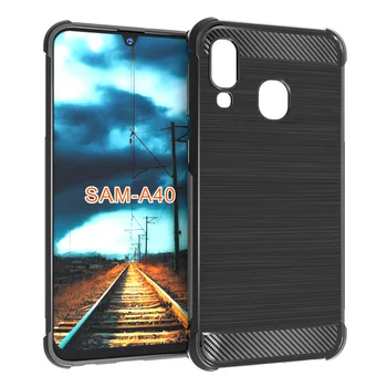 10pcs/lot.Shock Absorption Cover Soft TPU Anti Scratch Carbon Fiber Design Back Case for Samsung Galaxy A40
10pcs/lot.Shock Absorption Cover Soft TPU Anti Scratch Carbon Fiber Design Back Case for Samsung Galaxy A40
