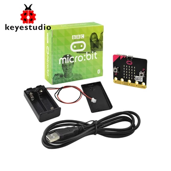 keyestudio Basic Starter Kit (Original Micro:Bit Baord+2AA Battery Case +1M Black USB Cable)Compatible With BBC Micro:Bit
keyestudio Basic Starter Kit (Original Micro:Bit Baord+2AA Battery Case +1M Black USB Cable)Compatible With BBC Micro:Bit