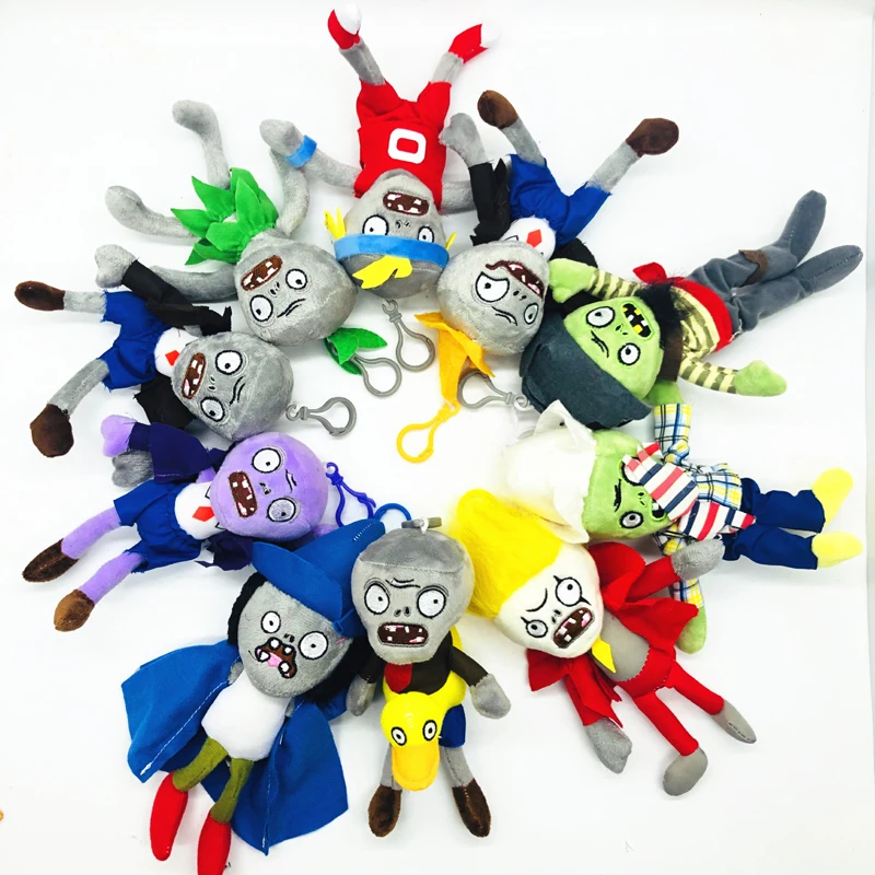 1pcs 18CM Plants vs Zombies Plush Toys Pendant PVZ Zombies Plush Key chain Toy Soft Stuffed Toys Doll for Children Kids Gifts
1pcs 18CM Plants vs Zombies Plush Toys Pendant PVZ Zombies Plush Key chain Toy Soft Stuffed Toys Doll for Children Kids Gifts