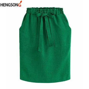 New Fashion Vintage Bow Skirts Women Elegant Casual Skirt Female Straight Elastic Waist Office Casual Skirts With Pockrts
New Fashion Vintage Bow Skirts Women Elegant Casual Skirt Female Straight Elastic Waist Office Casual Skirts With Pockrts