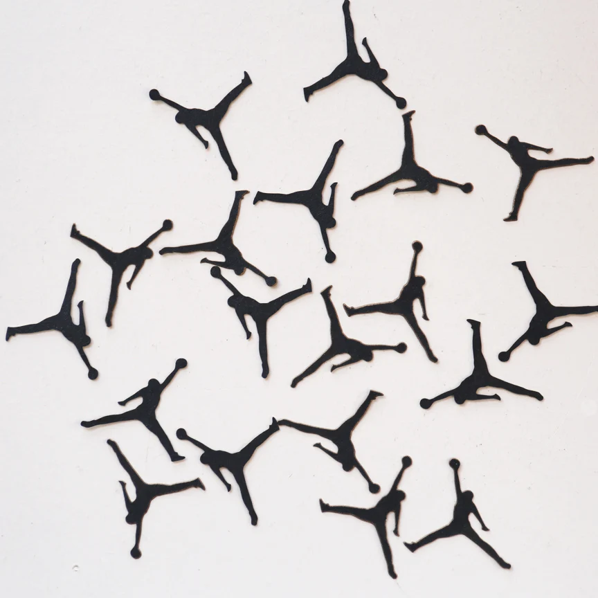 1 inche tall 100pcs Jumpman Confetti, baby shower party table scatter, basketball confetti, boy birthday table decor
1 inche tall 100pcs Jumpman Confetti, baby shower party table scatter, basketball confetti, boy birthday table decor