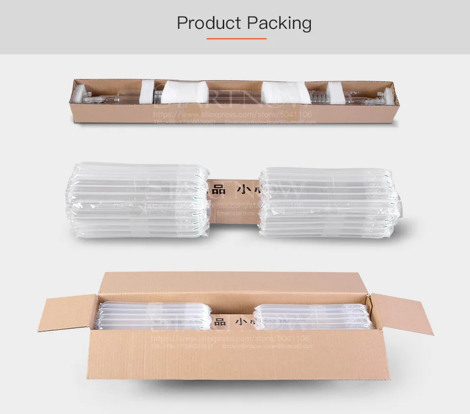 Startnow CO2 Laser Tube 40W 700mm Glass Laser Lamp For CO2 Laser Engraving Machine Pipe Carving Cutting Marking Spare Parts