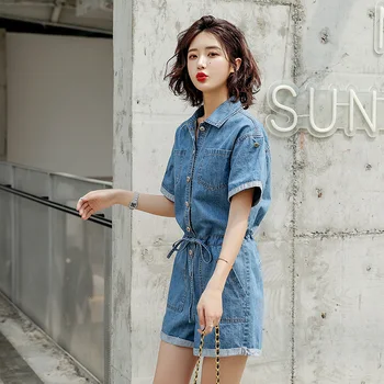 2019 Summer Classic Womens Denim Short Overalls Korean Fashion Wild Short Jumpsuits High Quality Ladies Jumpsuits
2019 Summer Classic Womens Denim Short Overalls Korean Fashion Wild Short Jumpsuits High Quality Ladies Jumpsuits