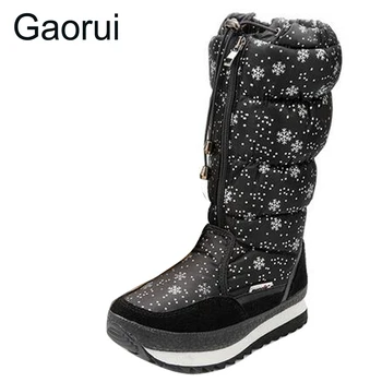 New winter ladies platform snow boots snowflakes pattern round toes tie calf high women thickening warm cotton boots Plus Size
New winter ladies platform snow boots snowflakes pattern round toes tie calf high women thickening warm cotton boots Plus Size