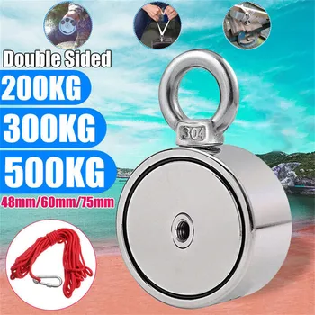 200/300/500KG Double Side Neodymium Metal Magnet Detector Fishing Kit+10M Rope #30
200/300/500KG Double Side Neodymium Metal Magnet Detector Fishing Kit+10M Rope #30