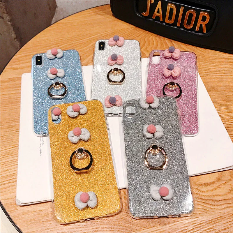 TPU Glitter Ring Buckle Back Fitted Case For iphone 6 6S 6plus 7 8 plus bowknot Style DIY Cover For iphoneX XS XR XS Max Case
TPU Glitter Ring Buckle Back Fitted Case For iphone 6 6S 6plus 7 8 plus bowknot Style DIY Cover For iphoneX XS XR XS Max Case