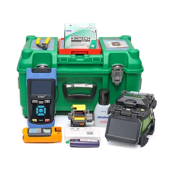 FTTH Fusion Splicer Kit Komshine FX37 Splcier+ 1310/1550nm 30/28dB OTDR +Power Meter+Laser Source+Visual Fault Locator/VFL
FTTH Fusion Splicer Kit Komshine FX37 Splcier+ 1310/1550nm 30/28dB OTDR +Power Meter+Laser Source+Visual Fault Locator/VFL