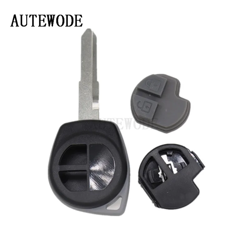 AUTEWODE 2 Buttons Remote Car Key Case Shell For Suzuki grand vitara SWIFT HU133R blade Rubber Pad Fob Housing
AUTEWODE 2 Buttons Remote Car Key Case Shell For Suzuki grand vitara SWIFT HU133R blade Rubber Pad Fob Housing