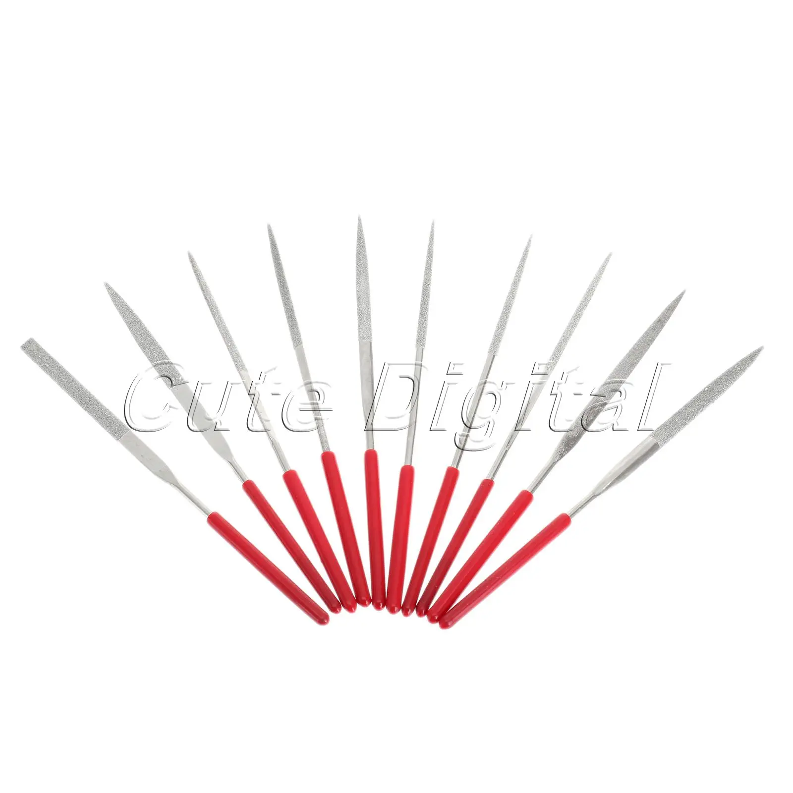 10Pcs 3x140mm Diamond File Needle File Set Wood Rasp Lapidary Ceramic Tool Wood Sharpening Gringding Carving Repair Cutting Tool
10Pcs 3x140mm Diamond File Needle File Set Wood Rasp Lapidary Ceramic Tool Wood Sharpening Gringding Carving Repair Cutting Tool