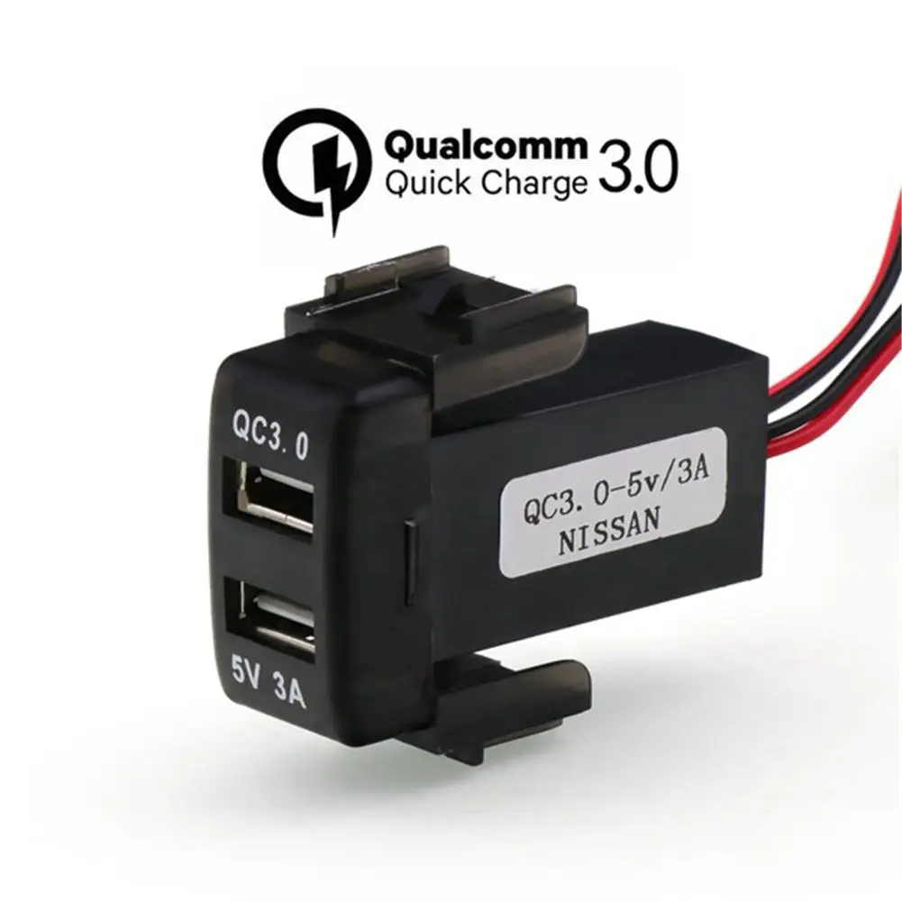 QC3.0+5V 3A USB Interface Socket Fast Car Charger,Quick Charge Car Charger Use for Mitsubishi,asx,lancer,outlander,pajero
QC3.0+5V 3A USB Interface Socket Fast Car Charger,Quick Charge Car Charger Use for Mitsubishi,asx,lancer,outlander,pajero