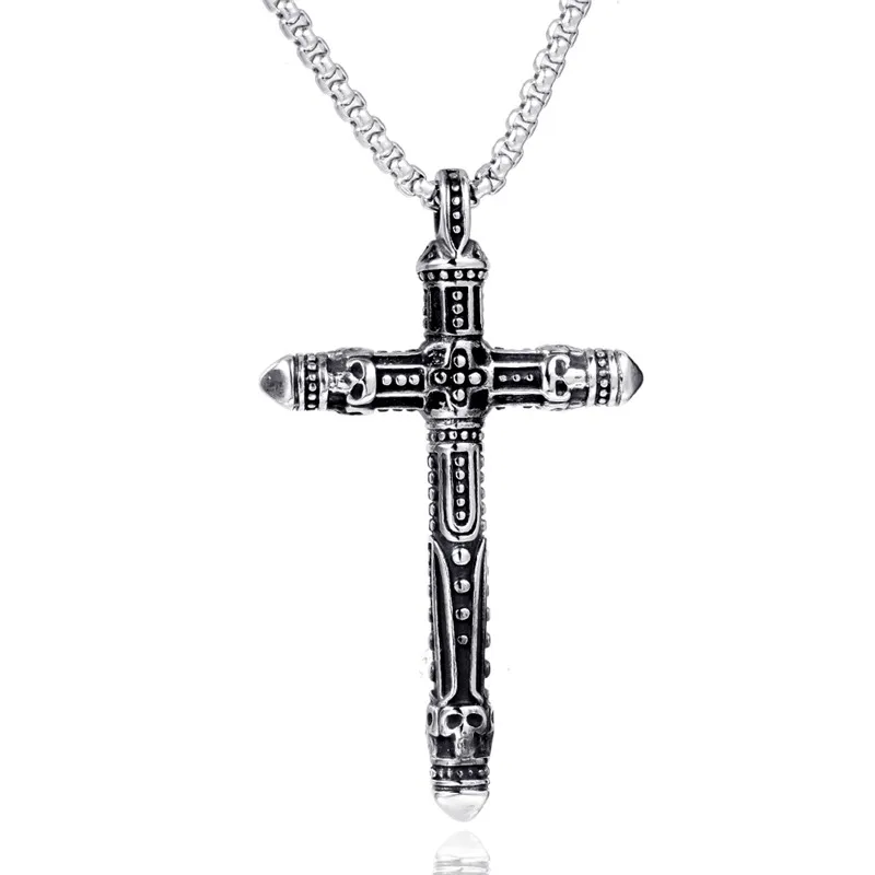 Fashion Silver Stainless Steel Chain Necklace Men's Cross Pendant and Necklace Women's Fashion Jewelry Gifts 
Fashion Silver Stainless Steel Chain Necklace Men's Cross Pendant and Necklace Women's Fashion Jewelry Gifts