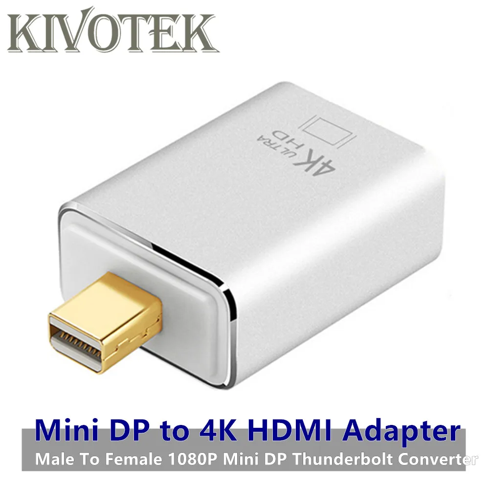 Mini Displayport DP to HDMI4K Adapter Converter Male to Female 1080P Thunderbolt Connector For PC Macbook Pro Imac Projector
Mini Displayport DP to HDMI4K Adapter Converter Male to Female 1080P Thunderbolt Connector For PC Macbook Pro Imac Projector