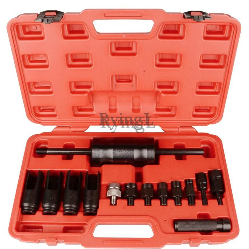 YG 14 Pcs Injection Puller Extractor Kit Tool For Bosch Delphi Deso Siemens Diesel Injector Remover Common Rail Adaptor
YG 14 Pcs Injection Puller Extractor Kit Tool For Bosch Delphi Deso Siemens Diesel Injector Remover Common Rail Adaptor