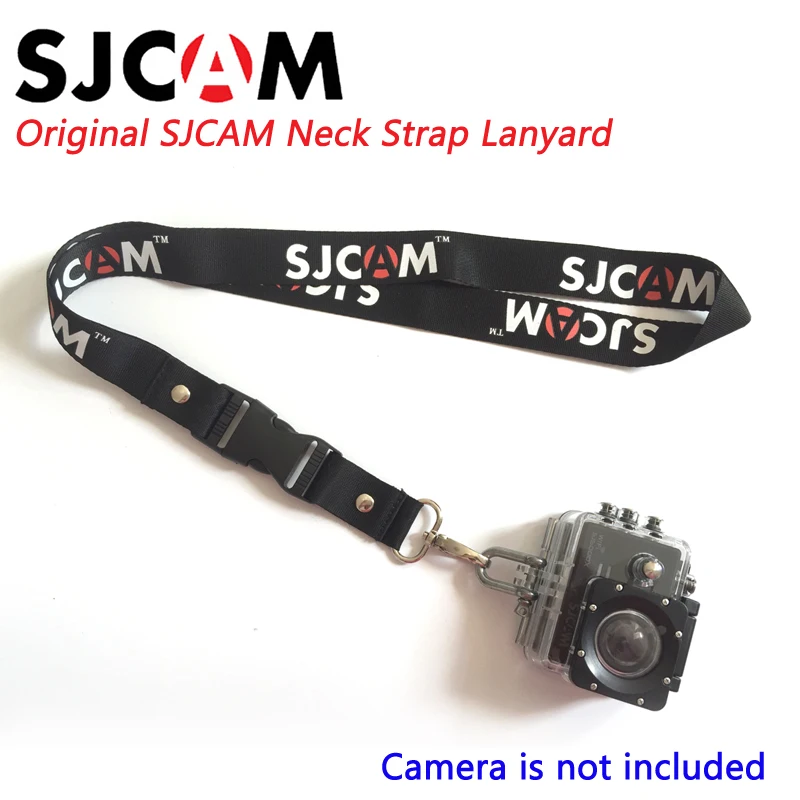 

Original SJCAM Neck Strap Lanyard For sjcam SJ4000 SJ5000 M10 M20 GoPro hero 2 3 3+ 4 Session xiao yi action camera accessories