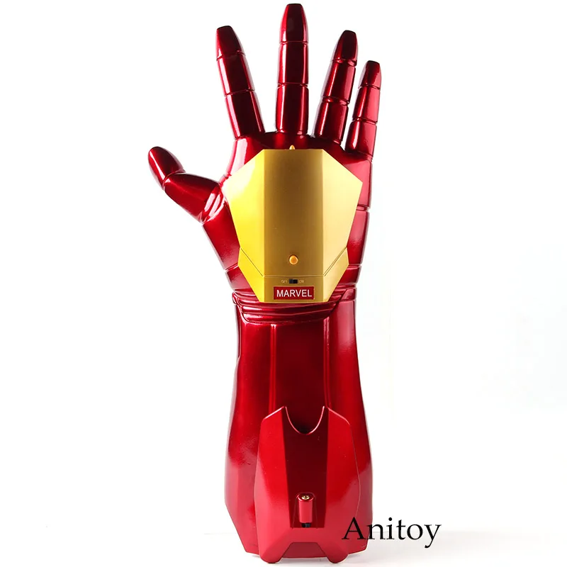 Marvel Iron Man 3 Cosplay 1:1 Arm Glove with LED Light Infrared Bullet Ironman Gloves Action Figures Toys
Marvel Iron Man 3 Cosplay 1:1 Arm Glove with LED Light Infrared Bullet Ironman Gloves Action Figures Toys