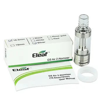 Electronic Cigarette Eleaf GS Air 2 Tank Atomizer Airflow Adjustable Clearomizer for Eleaf iJust Start Plus 2.3ml / 2.5ml Tank
Electronic Cigarette Eleaf GS Air 2 Tank Atomizer Airflow Adjustable Clearomizer for Eleaf iJust Start Plus 2.3ml / 2.5ml Tank