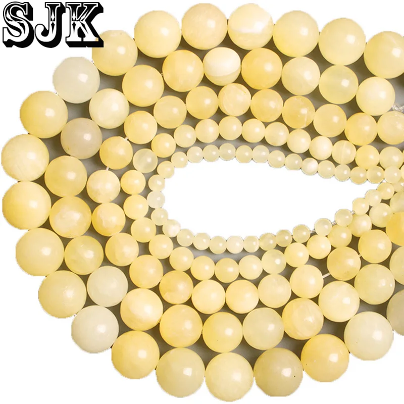 Beads Natural Stone Topazs Yellow Jades Stone Round Loose Beads Diy handmade For Bracelet Jewelry Making 4 6 8 10 12MM Wholesale
Beads Natural Stone Topazs Yellow Jades Stone Round Loose Beads Diy handmade For Bracelet Jewelry Making 4 6 8 10 12MM Wholesale