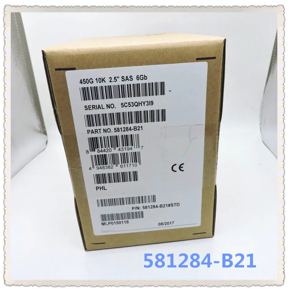 

581284-B21 581310-001 SAS 450GB 2.5 6GB Ensure New in original box. Promised to send in 24 hoursv