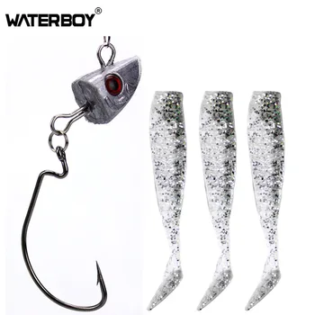WATERBOY 11cm/20g T Tail Lead Head Jig Soft Lure Fishing Jigging Sea Bass Fish Tackle Single Hook Swing Shad Silicone Bait
WATERBOY 11cm/20g T Tail Lead Head Jig Soft Lure Fishing Jigging Sea Bass Fish Tackle Single Hook Swing Shad Silicone Bait