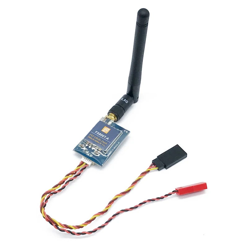 FXT800-A 5.8GHz Transmitter 25/200/600mW VTX F40CH with Raceband PV Video RF Transmitter with Microphone 7-28V JST Plug 5V Out
FXT800-A 5.8GHz Transmitter 25/200/600mW VTX F40CH with Raceband PV Video RF Transmitter with Microphone 7-28V JST Plug 5V Out