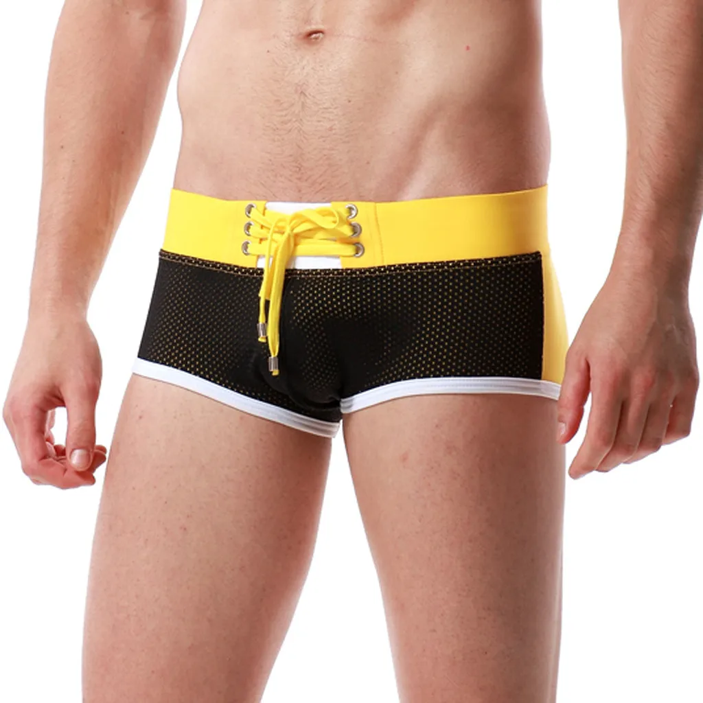 2019 Summer brand men's swimming shorts for bathing beach swimsuit Stripe elastic water sports short surf board for men Feb3
2019 Summer brand men's swimming shorts for bathing beach swimsuit Stripe elastic water sports short surf board for men Feb3