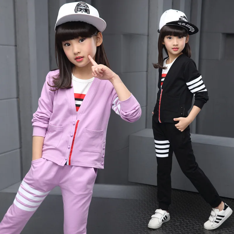 school style pockets coats tops pants clothes suits autumn girls clothes sets black purple gray children clothing new girls kids school style pockets coats tops pants clothes suits autumn girls clothes sets black purple gray children clothing new girls kids<br><br>Aliexpress