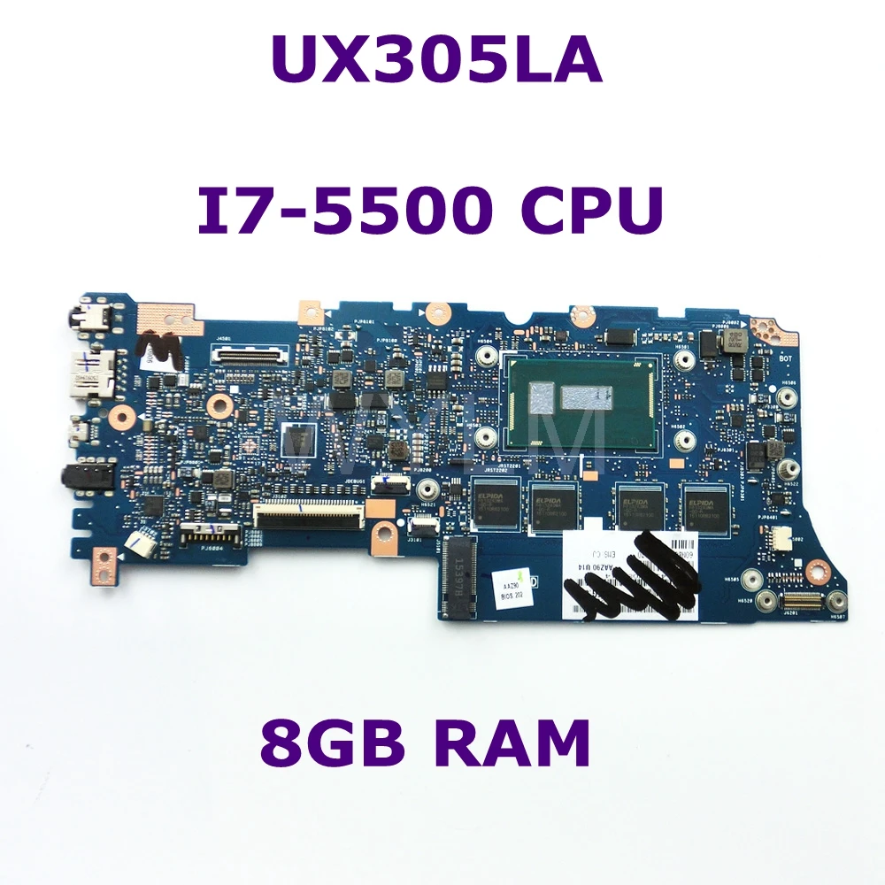 UX305LA бортовой I7-5500 процессор 8 Гб ram материнская плата для ASUS UX305 UX305L U305L U305LA ноутбук