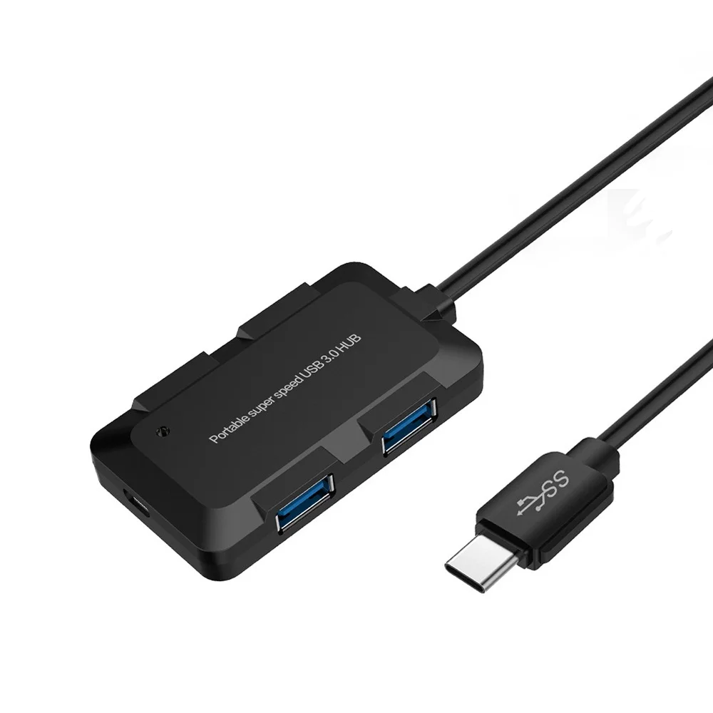 Профессиональный тип-c Мульти USB 3 0 сплиттер 4 порта Высокоскоростной 2