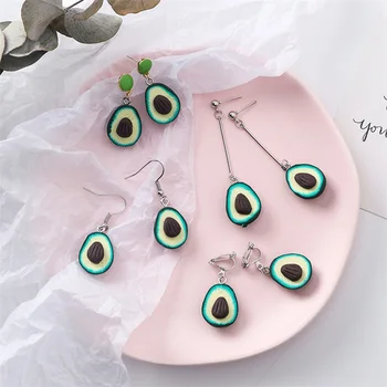 Creative Fun Fruit Avocado Resin Acrylic Long Pendant Earrings Simple Trendy Wild Sweet Young Girl Earrings Jewelry Accessories
Creative Fun Fruit Avocado Resin Acrylic Long Pendant Earrings Simple Trendy Wild Sweet Young Girl Earrings Jewelry Accessories