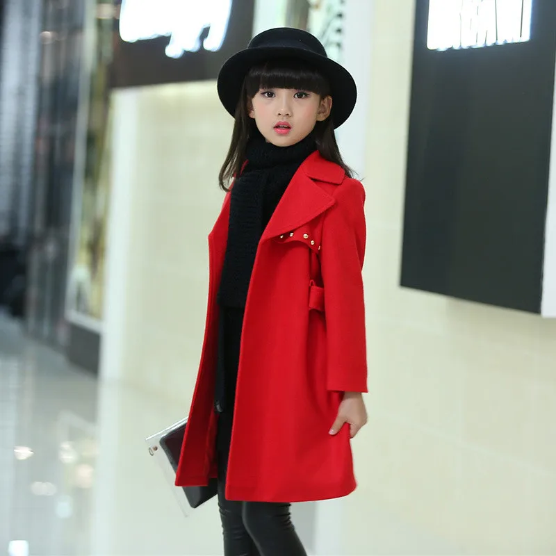 2019 New Autumn Winter Kids Girls Woolen Thick Warm Coat Outerwear Children Wool Blends Jackets Baby Girl Clothes for 3-12Y
2019 New Autumn Winter Kids Girls Woolen Thick Warm Coat Outerwear Children Wool Blends Jackets Baby Girl Clothes for 3-12Y